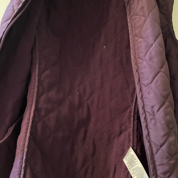 Van Heusen Women's Deep Purple Quilted Vest - Picture 5 of 5